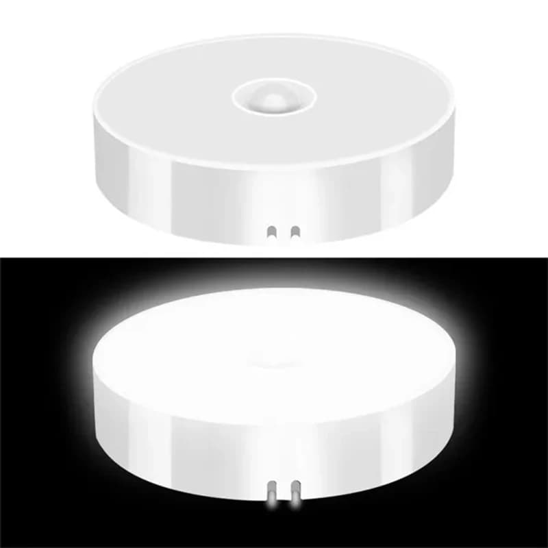 Détecteur de mouvement LED veilleuse USB Rechargeable lampe de nuit pour armoires de cuisine armoire