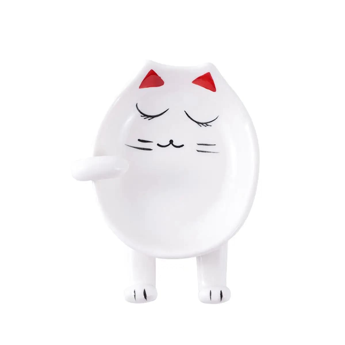 Support de rangement en céramique pour ustensiles de cuisine, repose-cuillère, support de cuisinière