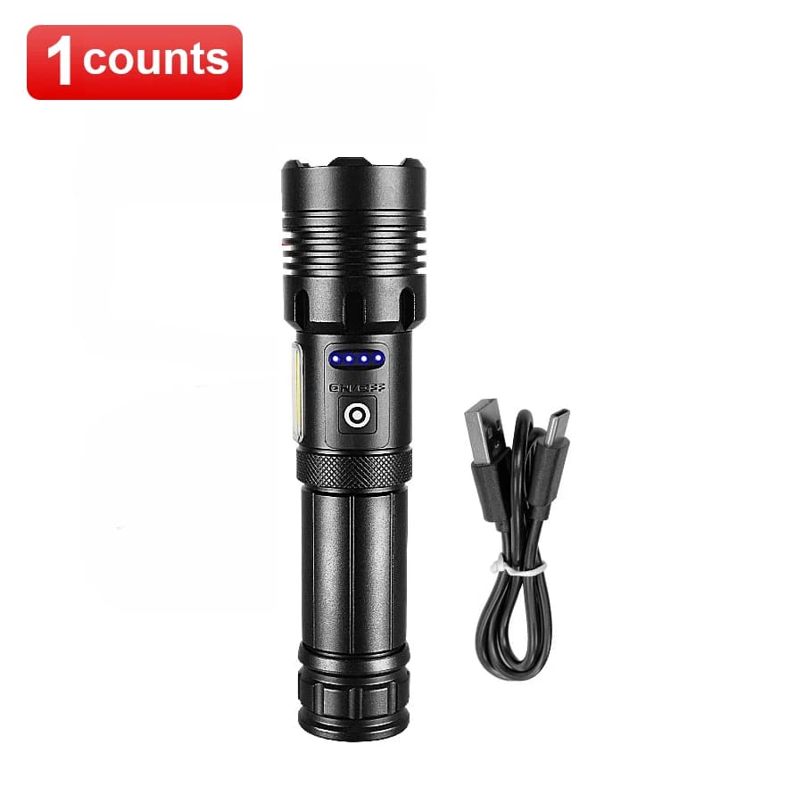 2025 3000W lampe de poche haute puissance super lumineuse Strong Light Tactical Lantern Long Range 6
