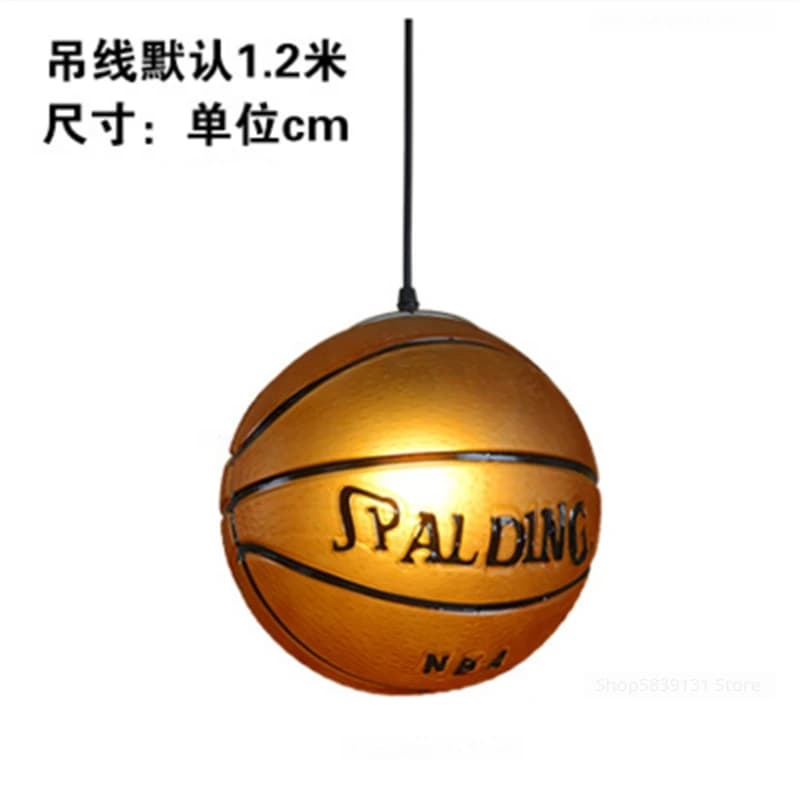 Lampes suspendues de basket-ball modernes, lampes de salon, luminaires LED, restaurant, cuisine, cha