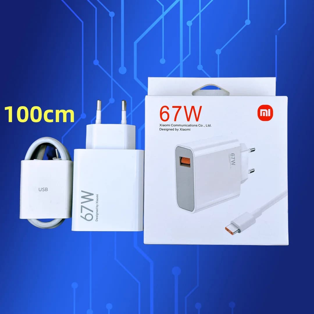 67w Xiaomi chargeur d'origine Turbo Charge Gan adaptateur ue 6A câble Usb Type C pour Poco x5 F5 Pro