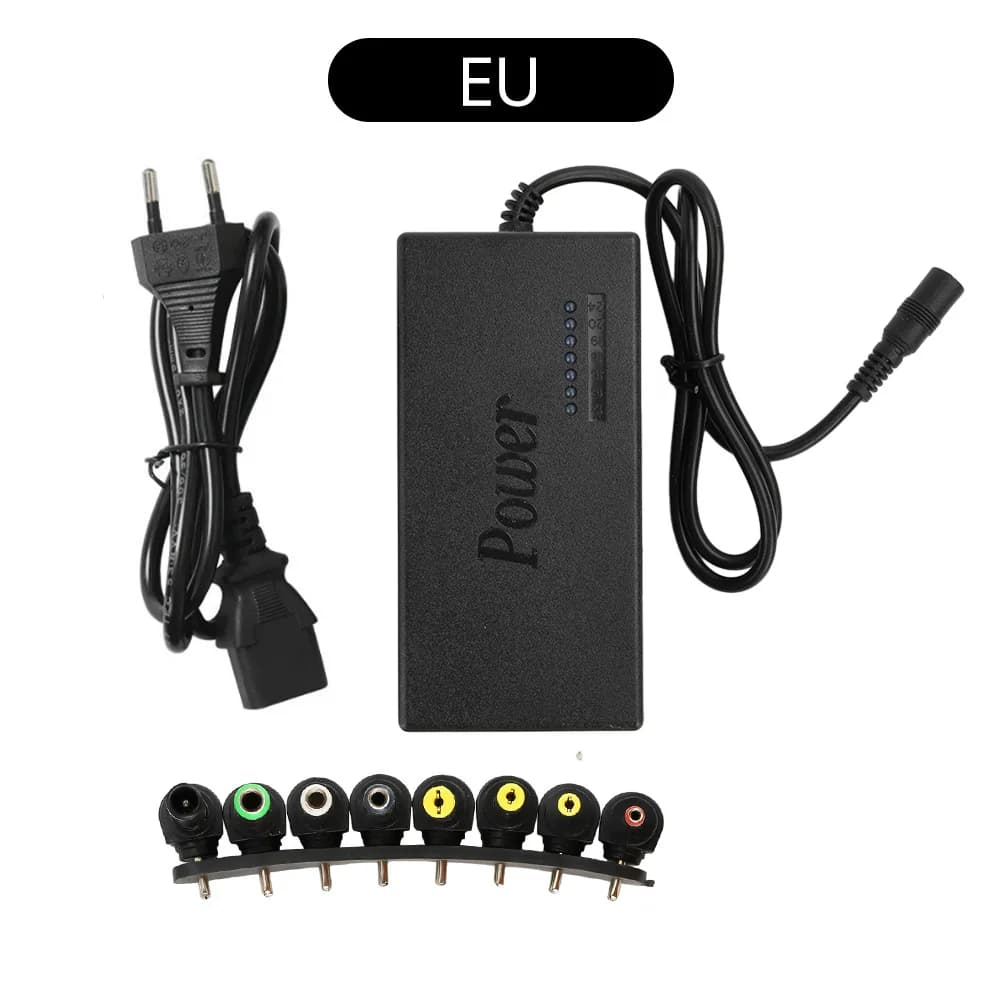 Adaptateur d'alimentation universel pour ordinateur portable, prise EU/US, AC 100-240V vers DC 12-24