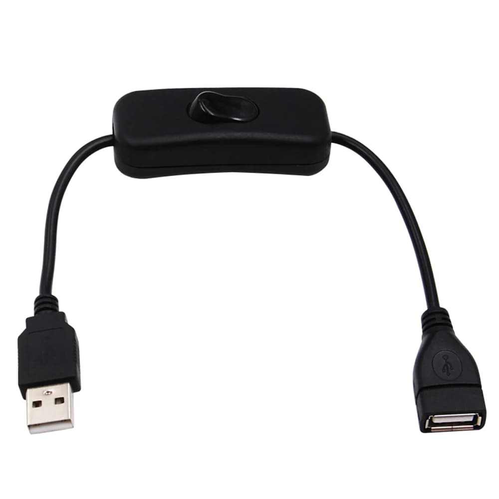 Câble d'extension de commutateur USB, Support d'alimentation de transmission de données pour lampe L