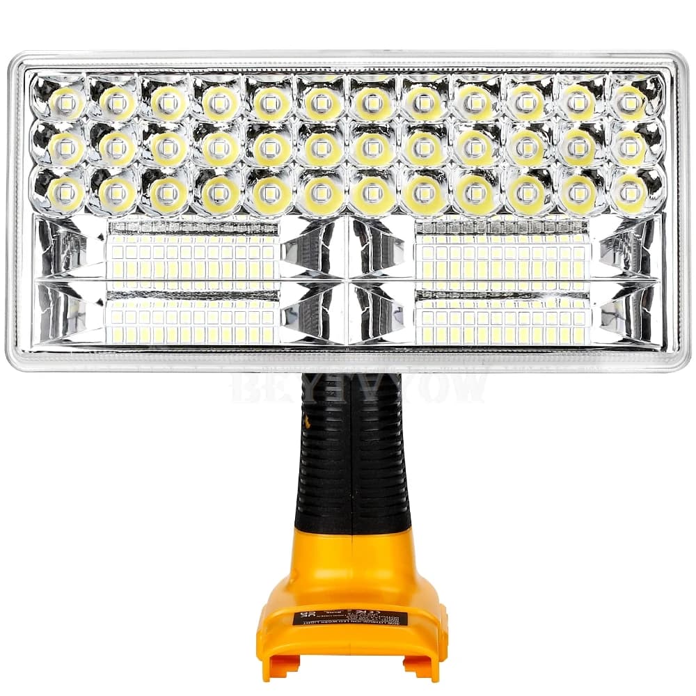 40W 4200LM LED lampe de travail dans le lieu de travail pour Dewalt 20V batterie projecteur portable