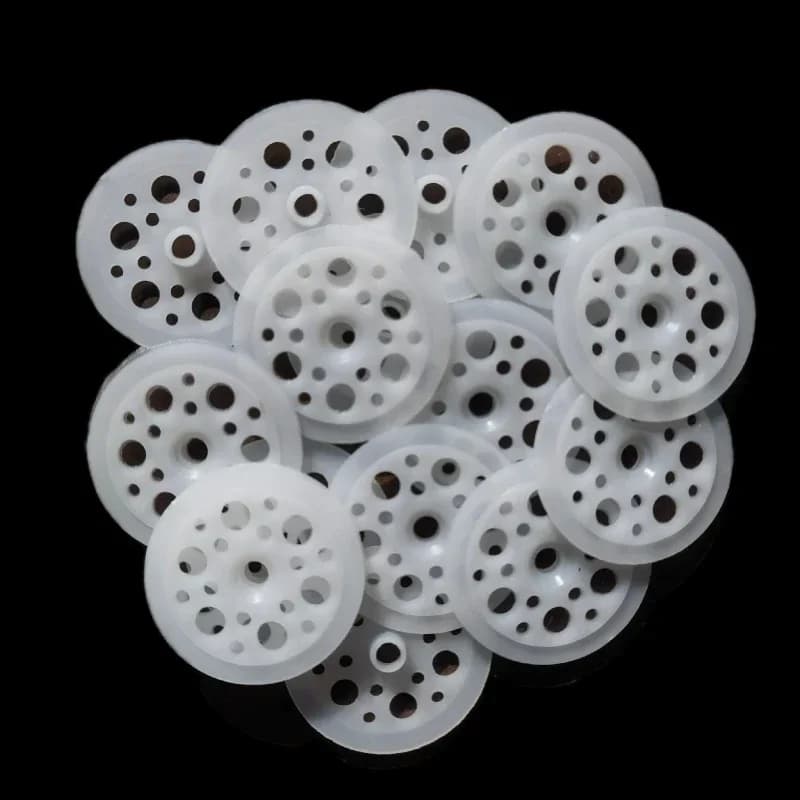 Rondelles plates en plastique de 45mm, 200 pièces, épandeur de charge, rondelle en polypropylène, pa