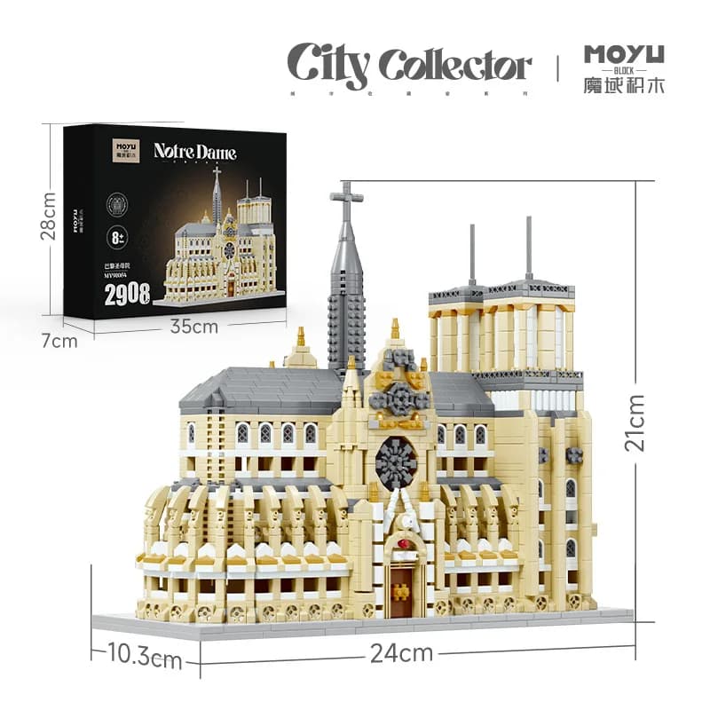 IWONDERES Microgranules Notre Dame cathédrale Cologne cathédrale Architecture vue sur la rue blocs d