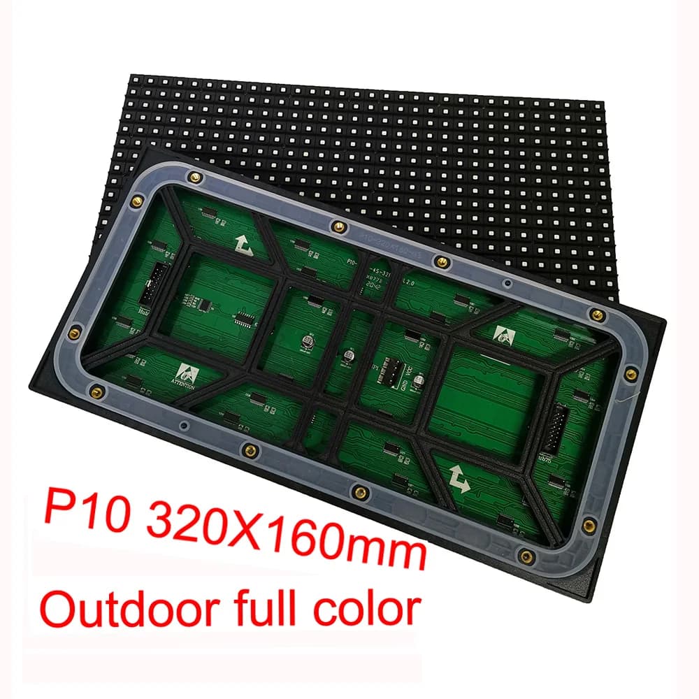Écran publicitaire extérieur à louer, très demandé, module P10, taille 320x160mm, haute luminosité, 