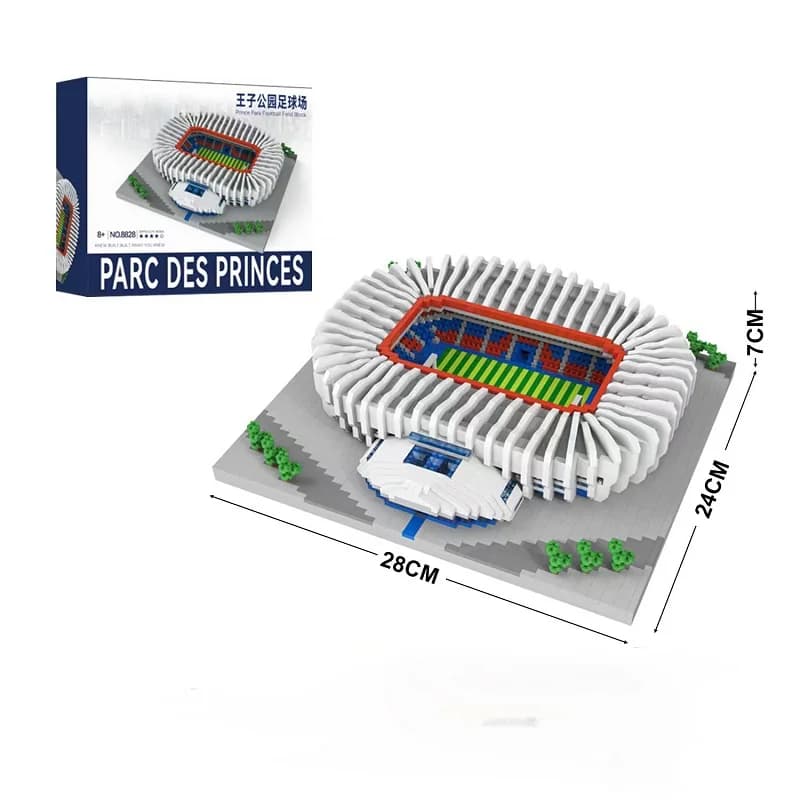 Blocs de construction de stade de Football, parc Princes, jouet créatif, arène de sport, Architectur