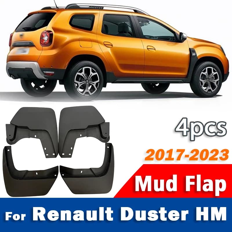 2017-2023 Pour Renault Duster HM Dacia Garde-boue Pare-boue Accessoires de voiture 1 ensemble 4 pièc