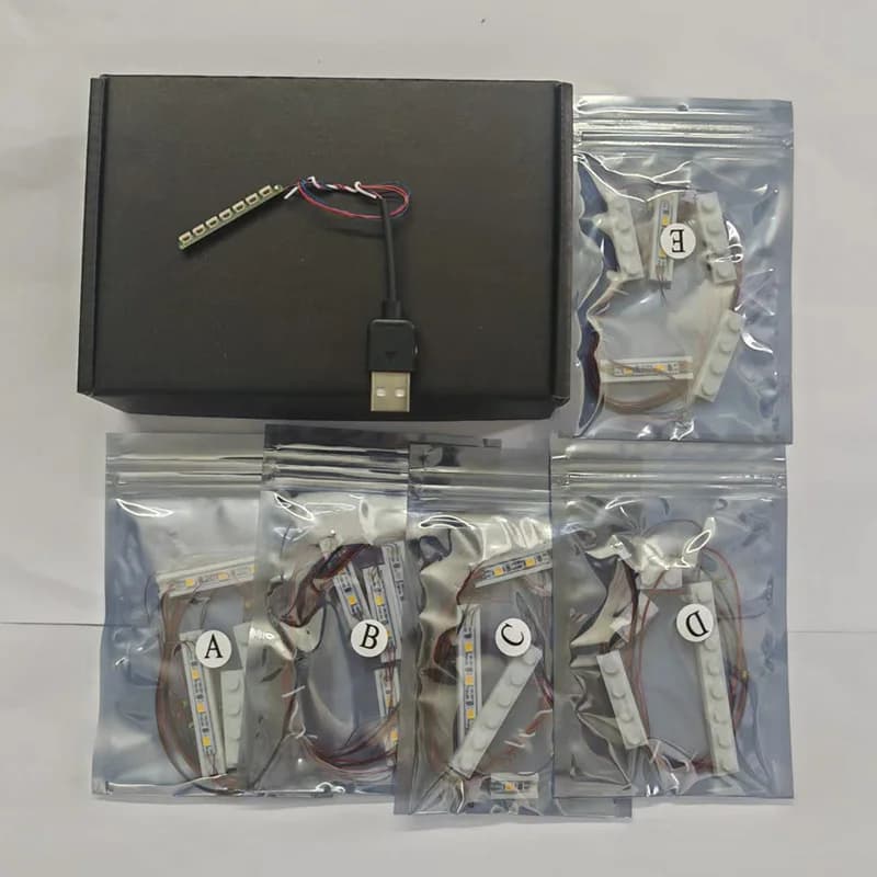 10316 Le Seigneur des Anneaux : Kit d'éclairage LED Rivendell compatible avec 87055 (éclairage uniqu