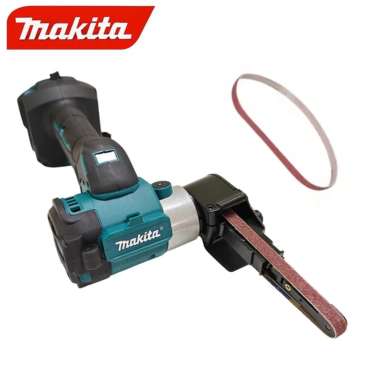 Ponceuse à bande électrique sans fil Makita 18V, ponceuse-polisseuse sans balais avec bandes, outils