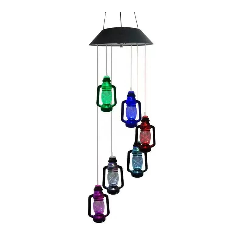 Carillon solaire rétro, lampe solaire pour cour, lumière de jardin, décoration durable, lanterne sus