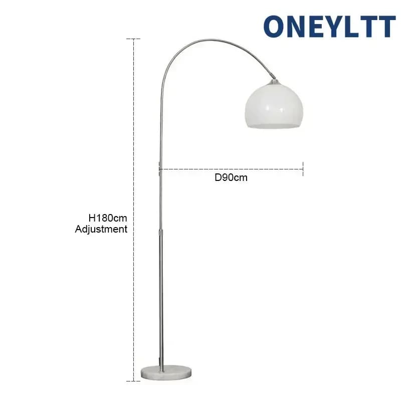 Moderne minimaliste salon canapé à côté de lampadaire LED lampe de lecture décor à la maison lampe l