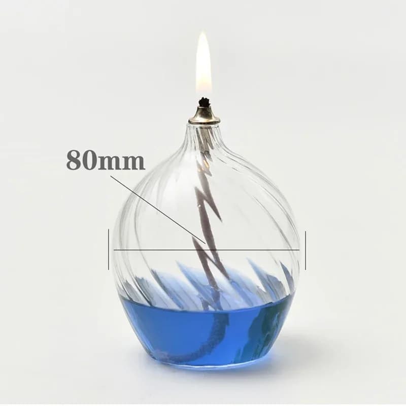Lampes à huile en verre borosilicate, bougie robuste, pilier non parfumé, ci-après les pour mariage 