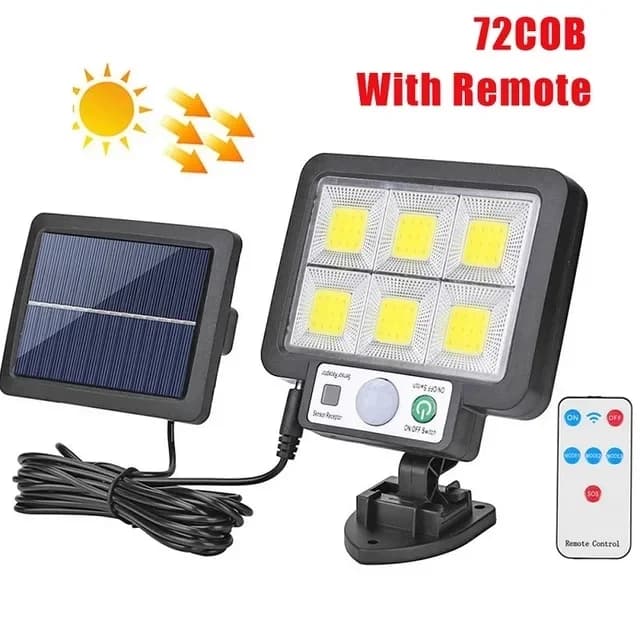 Lampes à détecteur de mouvement, éclairage de rue de jardin, lampe solaire LED, lampe murale solaire