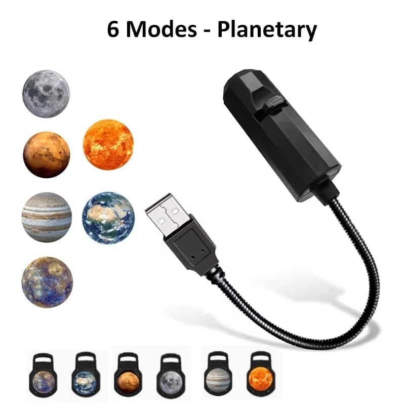 LED étoile galaxie projecteur lampe lune terre décoration murale commutable motif Projection veilleu