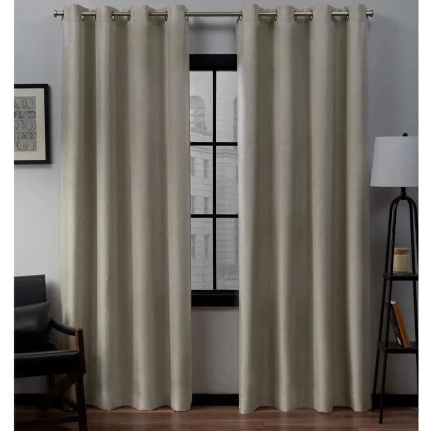 Rideau résistant aux radiations avec tissu en cuivre, blindage EMF et Protection RF, 52x83,5 pouces,