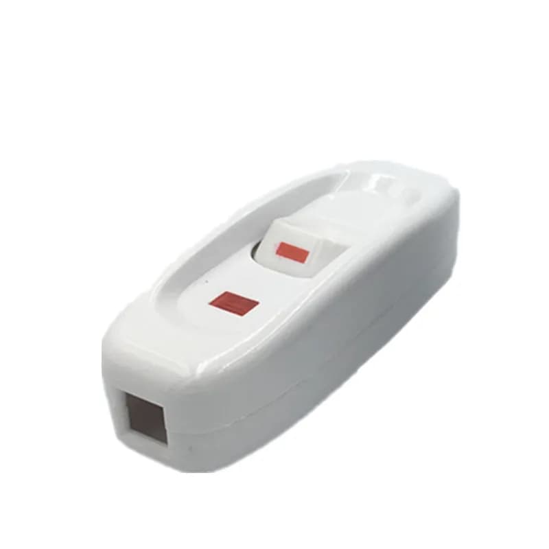 AC 240V 10A interrupteur de lampe de chevet en ligne ON/OFF indicateur LED bouton de lampe de Table 