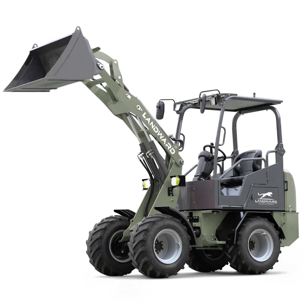 Mini-chargeur avec bras télescopique extensible, diesel, 2 tonnes, avec cabine, chargeur compact, ch