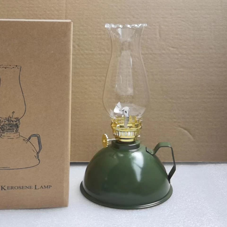 Lampe à kérosène rétro classique pour camping en plein air, lampe de tente d'ambiance de petit cheva