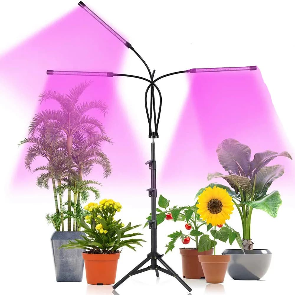 Trépied USB Phyto lampe spectre complet hydroponique ampoule LED élèvent la lumière plantes d'intéri
