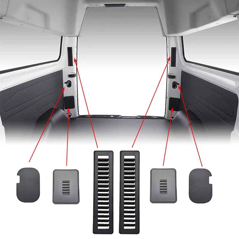 Couvercles de piliers arrière C pour Ford Transit Custom 2012 – 2023, couvercles d'accès pour feu ar