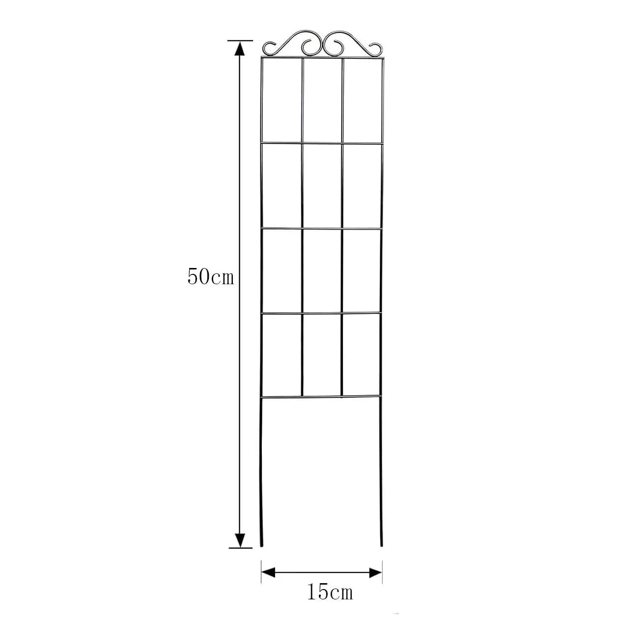 Cadre d'escalade en métal pour plantes grimpantes, treillis d'intérieur de jardin, fer, plantes en p
