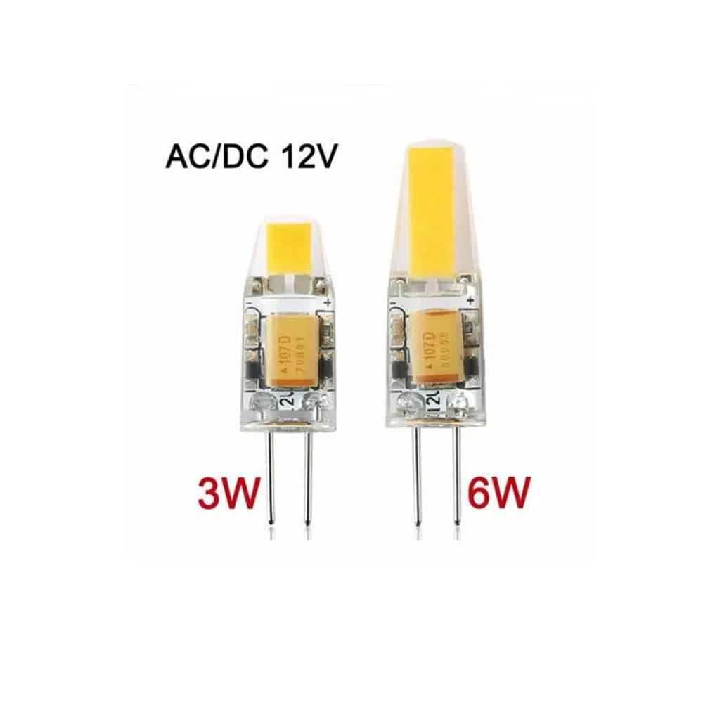 G4 lampe à LED Dimmable AC/DC 12V 3W 6W LED Mini G4 COB LED ampoule 360 Angle de faisceau lustre lam