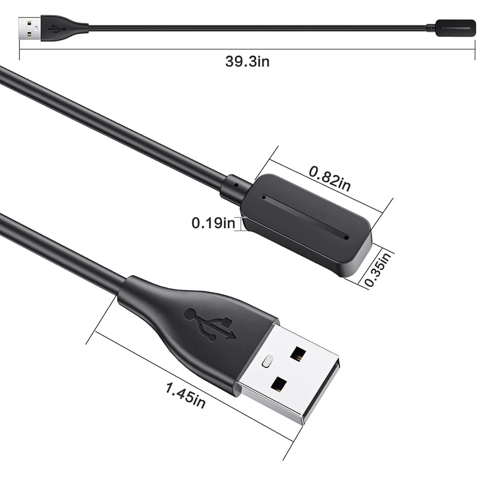 Câble de chargement USB 1m pour Polar Pacer/Pro/Ignite 3/Vantage V3/Grit X 2 Pro, chargeur de montre