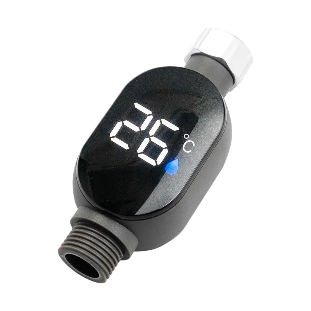 Thermomètre de Douche à Affichage LED Numérique et Activation Tactile Intelligente 0 ℃ ~99 ℃   Therm