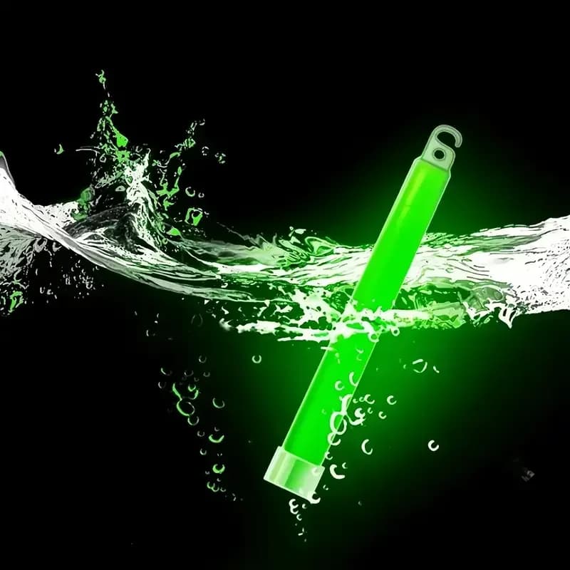 Nouveau bâton luminescent vert 2026, auto-luminescent longue durée pour le camping et les fêtes
