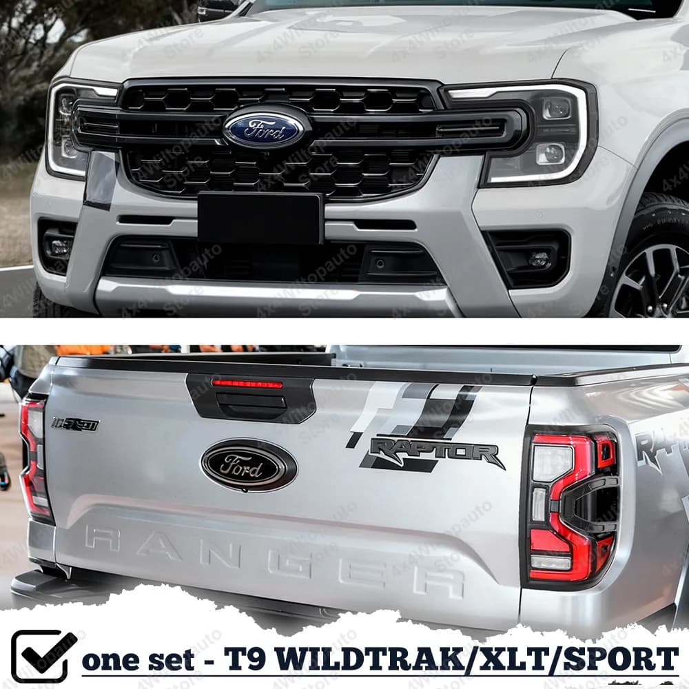Couvercle de lampe frontale, garniture de protection Surround, couvercle de feux arrière pour Ford R