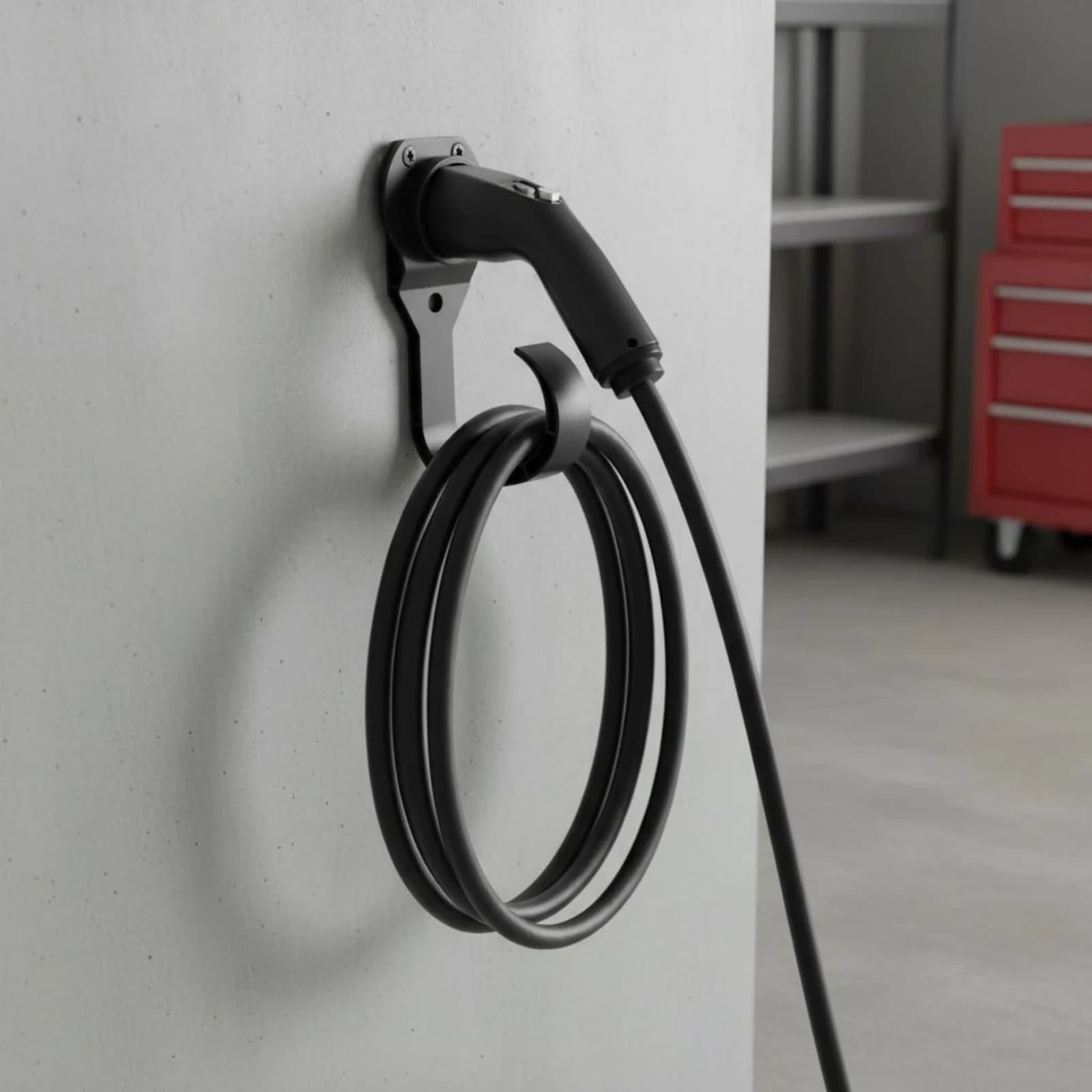 Support de charge facile à installer pour véhicule électrique, support de chargeur, crochet de câble