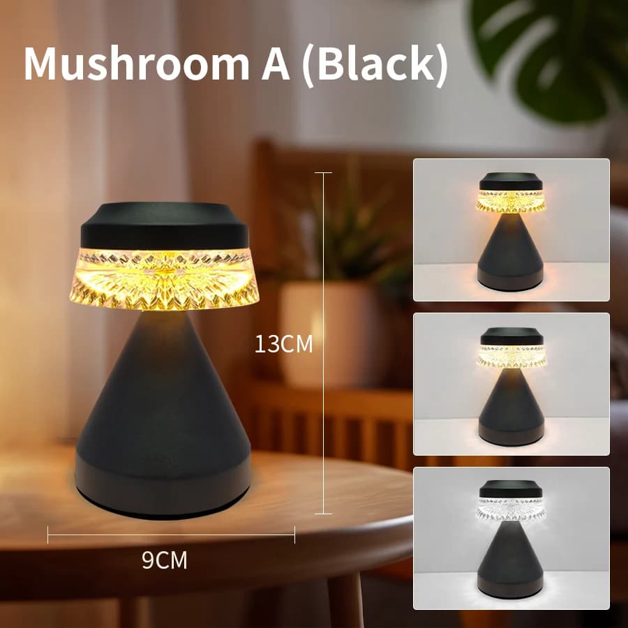 Lampe de bureau LED champignon nordique minimaliste, tactile, gradation, veilleuse, lampe de lecture