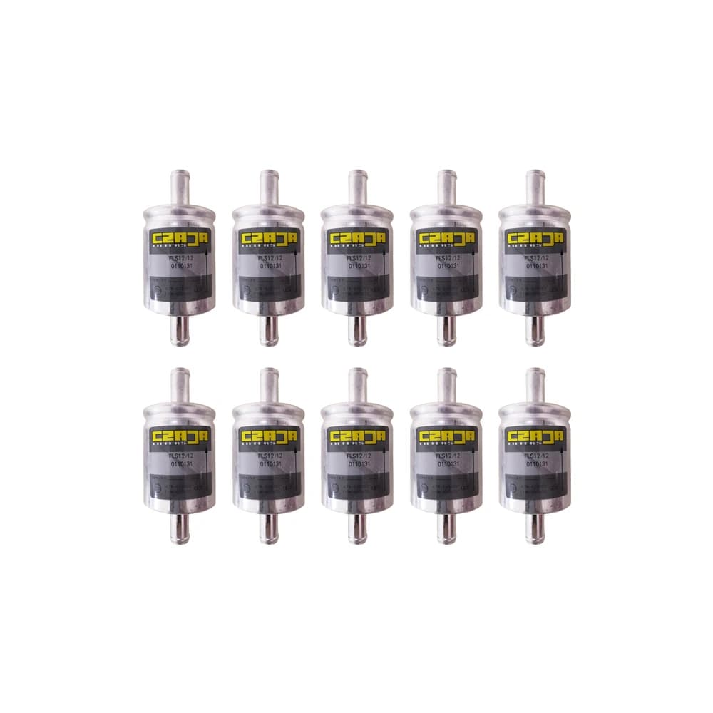 Filtre à gaz GPL et CNG, 12mm à 12mm, 10 pièces