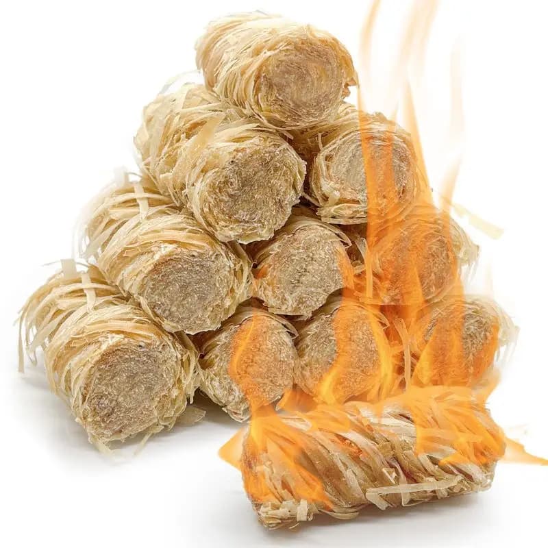 Démarreur naturel pour cheminée, caractères, cheminée, barbecue, bois de fosse, démarreur de charbon