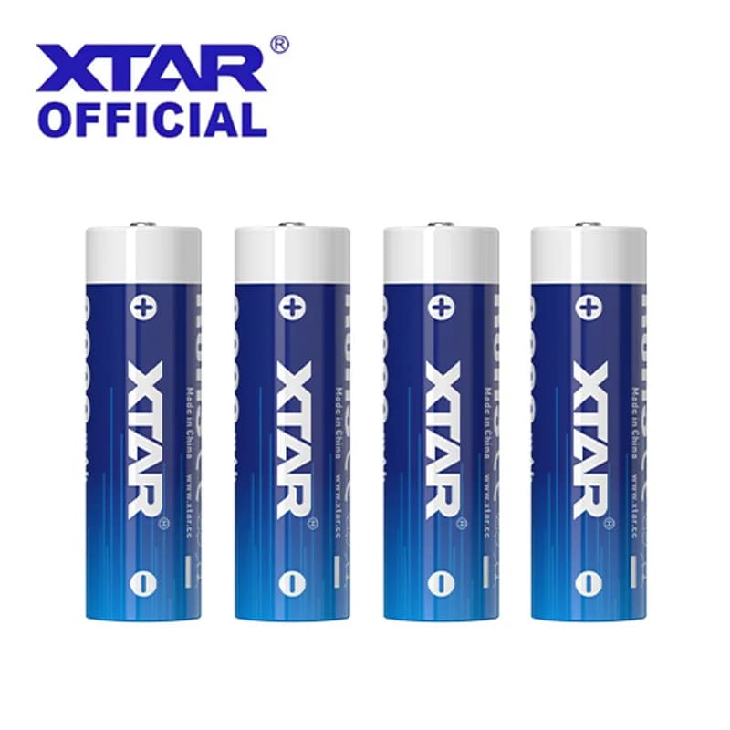 XTAR 1.5V AA LR USB-C 3000mAh batterie Li-ion Rechargeable charge rapide décharge linéaire étanche é
