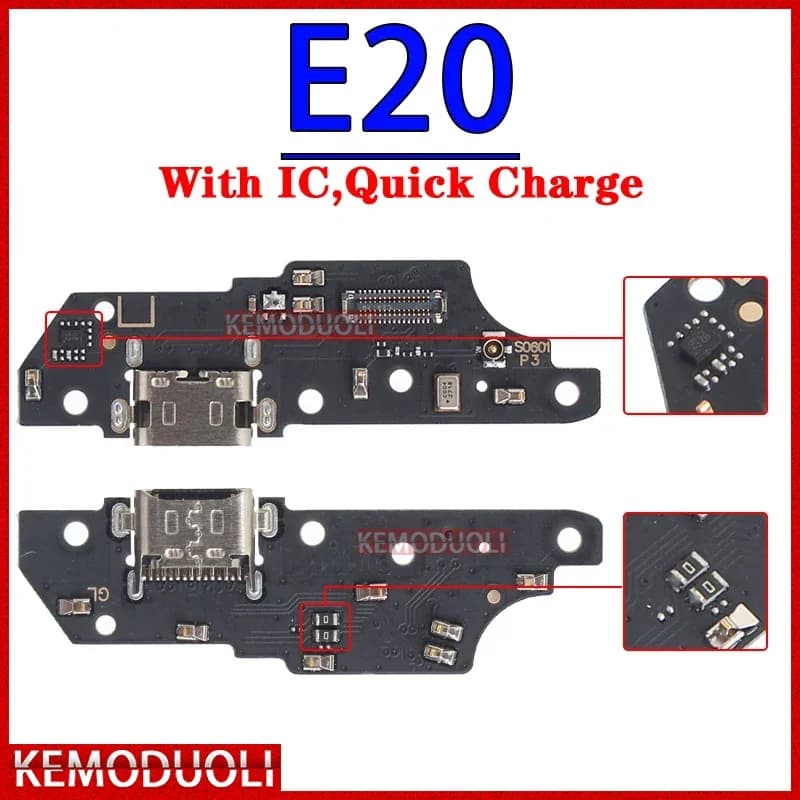 Connecteur de chargeur Dock Usb pour Motorola Moto E 2020 E20 E30 E40 E22 E22i E32 E32S E13, Module 