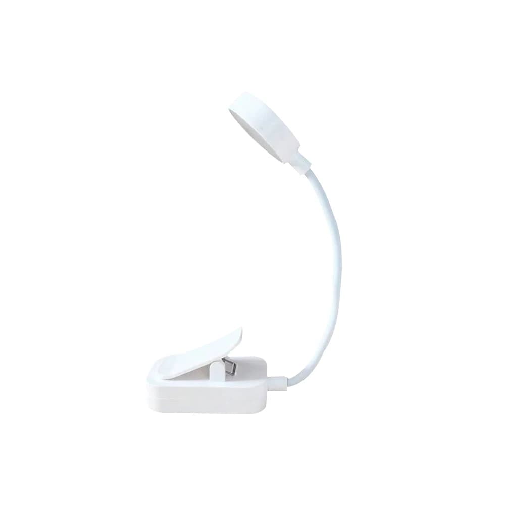 Lampe de lecture LED portable Runto à clipser, alimentée par piles, 3 couleurs, protection oculaire,