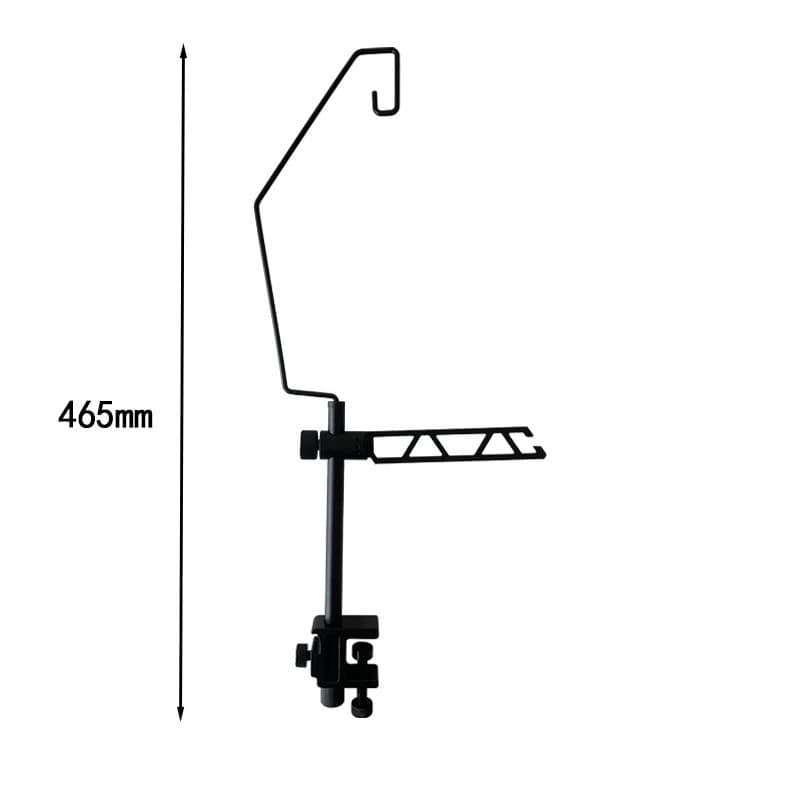 Support de lampe suspendu en alliage d'aluminium, support de lampe de bureau Portable pour Camping e