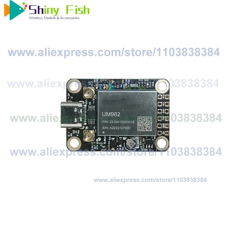 Récepteur GNSS um982 EM-982D1, GPS double RTK de haute précision, pour Station Rover Base RTK Glonas