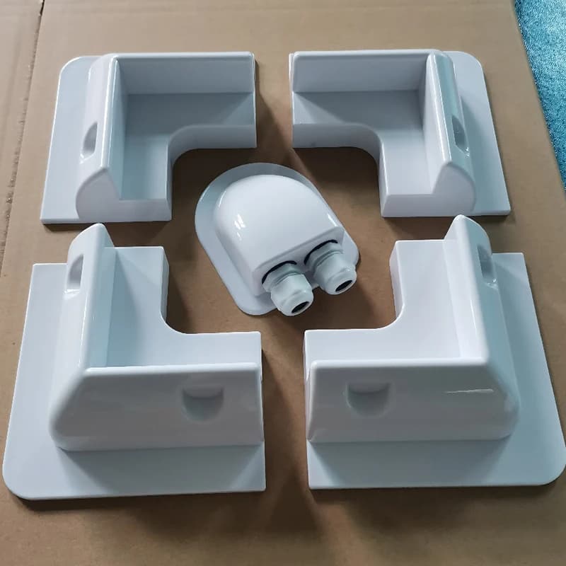 Support de montage en plastique ABS pour panneau solaire avec 5 kits d'angle sans perçage, installat