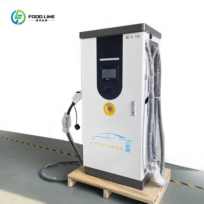 Chargeur EV DC Combo personnalisé 60KW 120KW OCPP CCS, station de recharge rapide pour véhicules éle