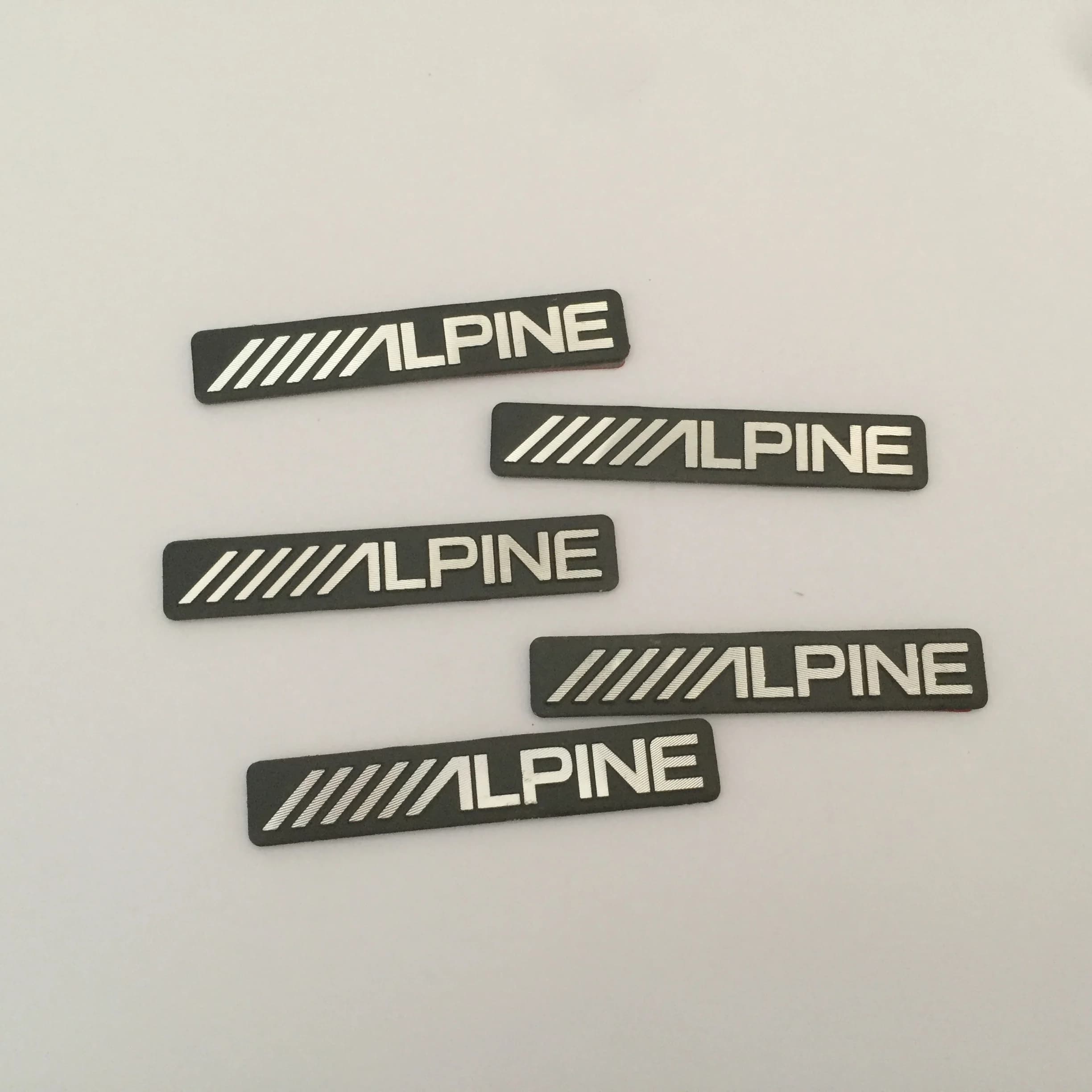 ALPINE ALPINE-Haut-parleur Hi-Fi de voiture, insigne de haut-parleur audio, autocollant d'emblème év