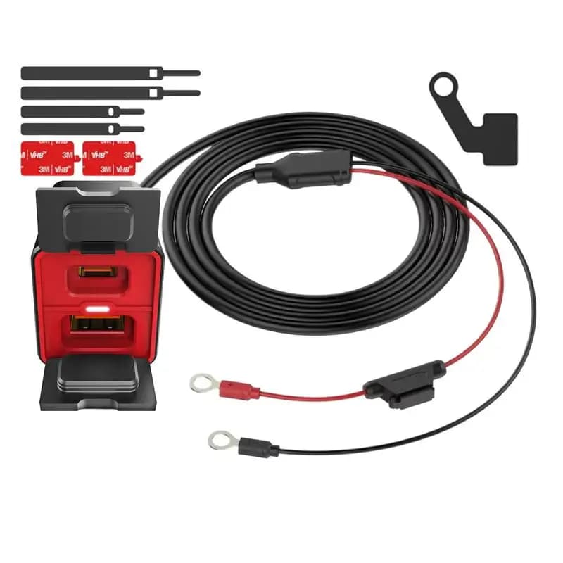 Chargeur USB C pour moto, guidon de téléphone, multi-vitesses réglables, charge rapide, accessoires 