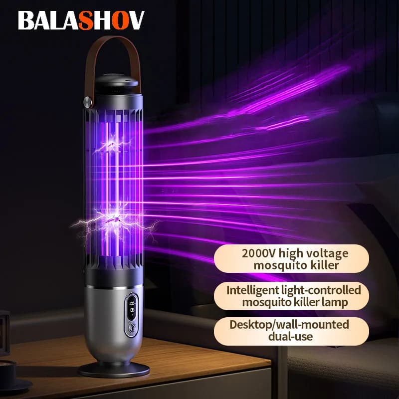 Lampe électrique anti-moustiques, piège à mouches, lanterne de Camping, lampe UV, tueur de moustique