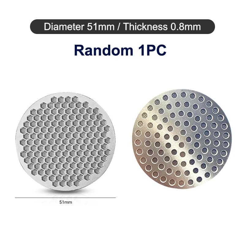 Accessoires pour expresso Barista DIY: 1 filtre d'écran pour porte-filtre 51mm 53mm 58.5mm, support 
