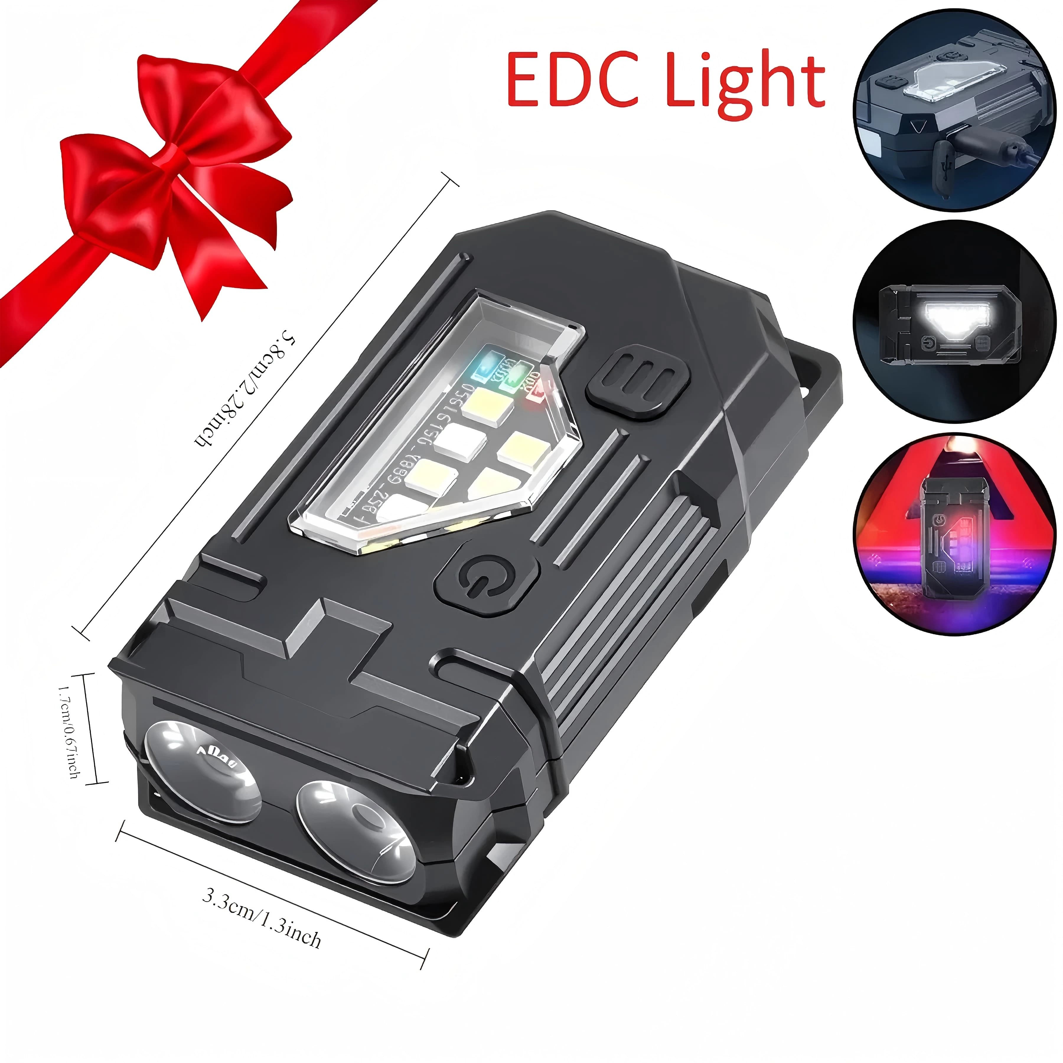 Mini lampe torche LED rechargeable USB, portable, avec aimant, lumière de travail super lumineuse, l