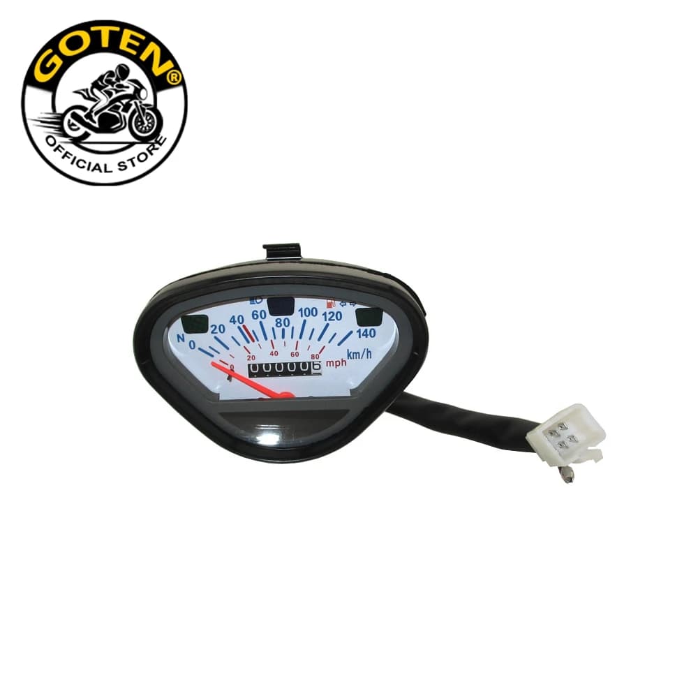 Compteur de vitesse Goten 140 km/h ou 80 mph pour DAX 70 CT70 noir