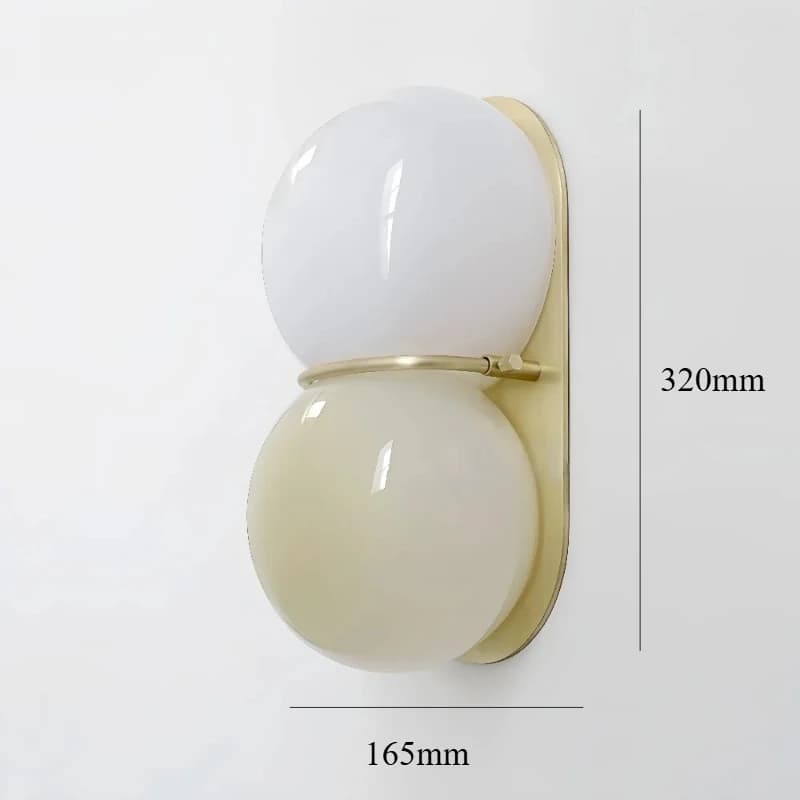 Applique murale verte vintage style Mid-Century 2026 French Cream, lampe d'ambiance pour chambre d'h